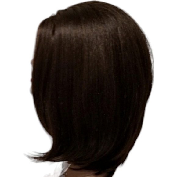 Brazilian Soft Elegant & Natural Human Hair Blend - Brown Lace Front Wig - NWT - Picture 4 of 16